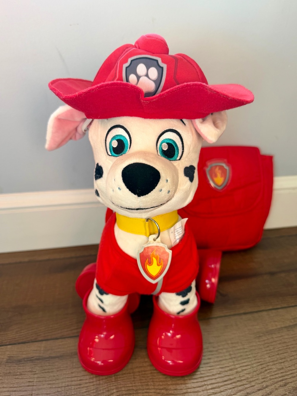 Build a Bear BAB Paw Patrol Marshall Dalmation Dog Stuffed Animal With Outfit